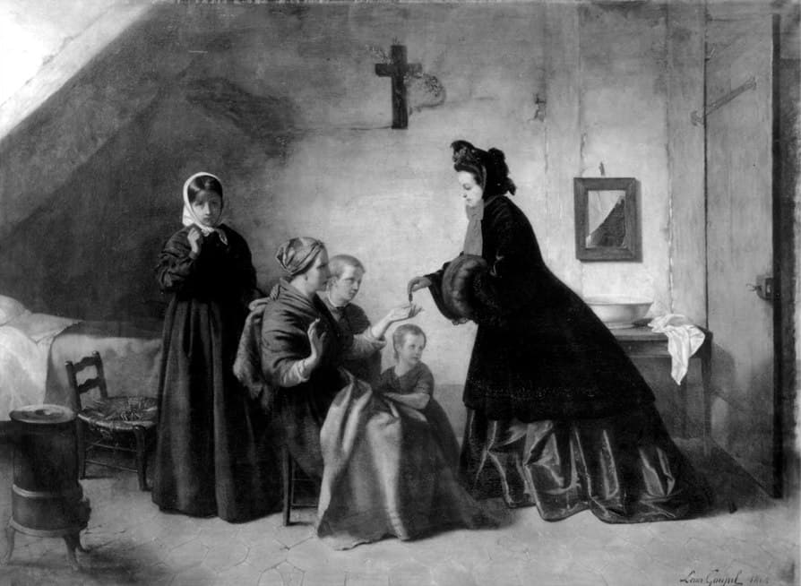La Charité - Lucien Goupil