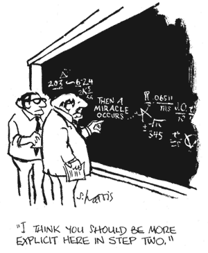 Miracle in scientific demonstration