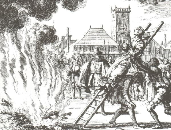 Bûcher de la sorcière Anneken Hendriks
