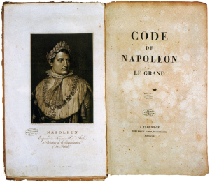 Napoleonic code - Code Napoléon