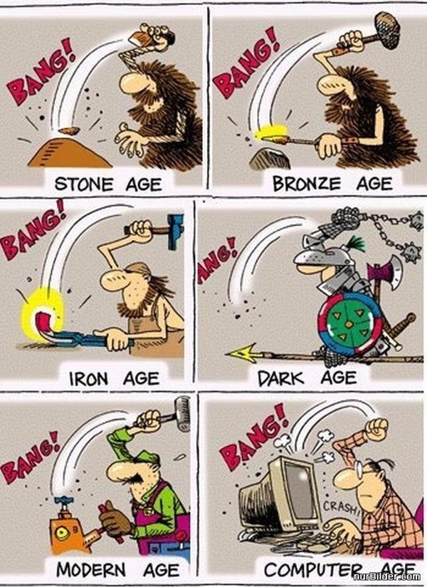 From stone age to computer age