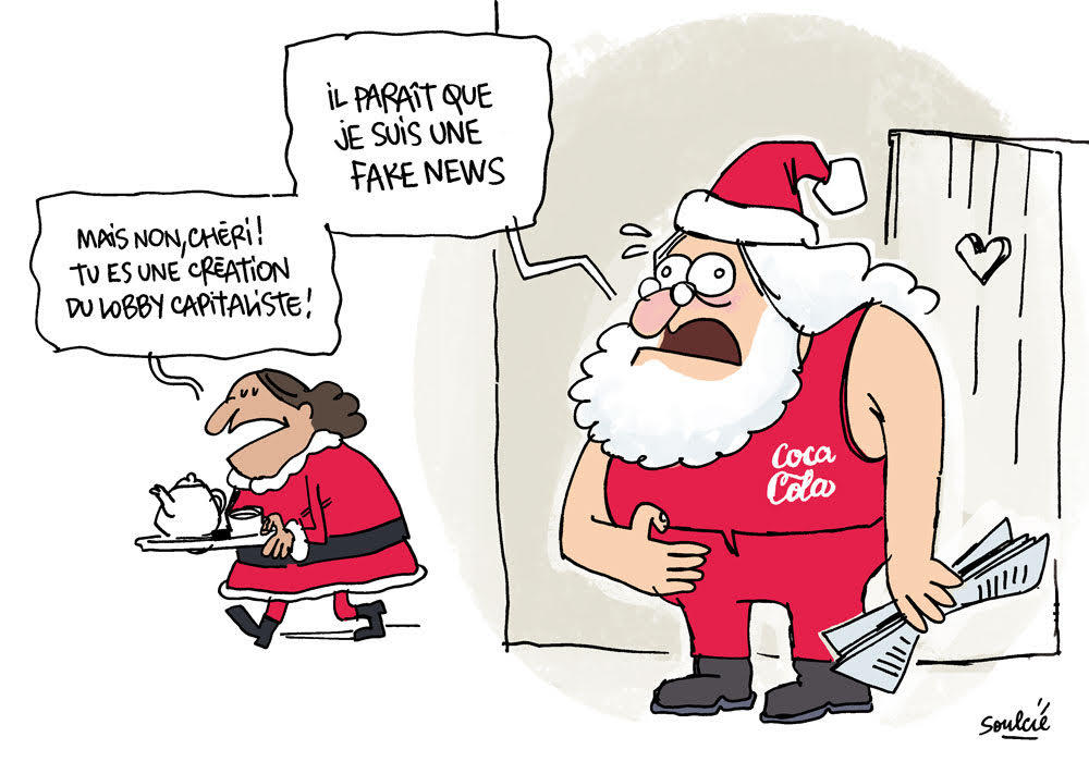 Père Noël fake news