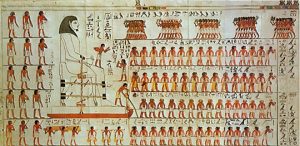 Wall painting from Djehutihotep tomb