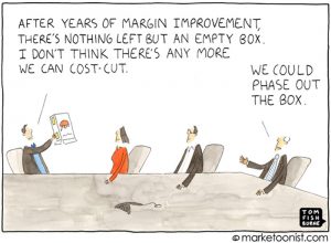 Margin improvements cartoon
